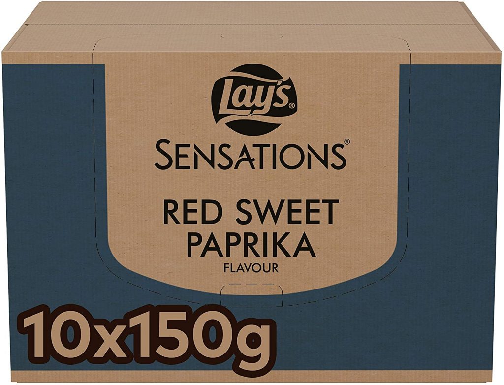 Lay's Sensations Red Sweet Paprika Chips (10 x 150 gr.) Five Star