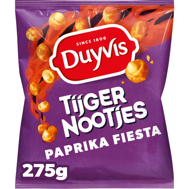 Duyvis Tijgernootjes Paprika Fiesta (8 x 275g) Kopen