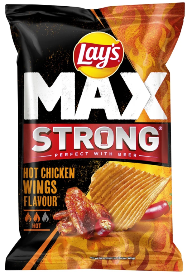 Lay's Max Strong Hot Chicken Wing