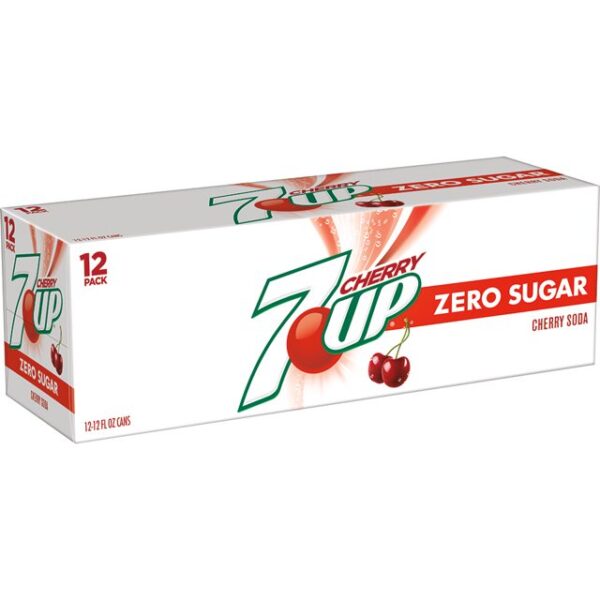 7-Up USA Zero Cherry (12 x 0,355 Liter blik)