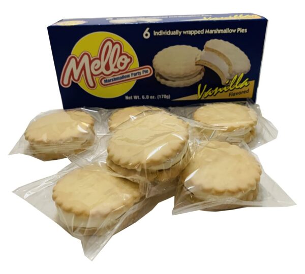 Mello Marshmallow Party Pie Vanille (12 x 170 Gr.)