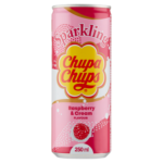 Chupa Chups Sparkling Raspberry & Cream Flavour (24 x 0,25 Liter blik) Kopen