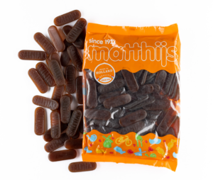 Matthijs Salmiak Repen Licorice (1 x 1000 Gr.)