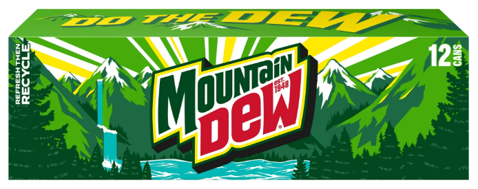 Mountain Dew USA Original (12 x 0,355 Liter Cans)