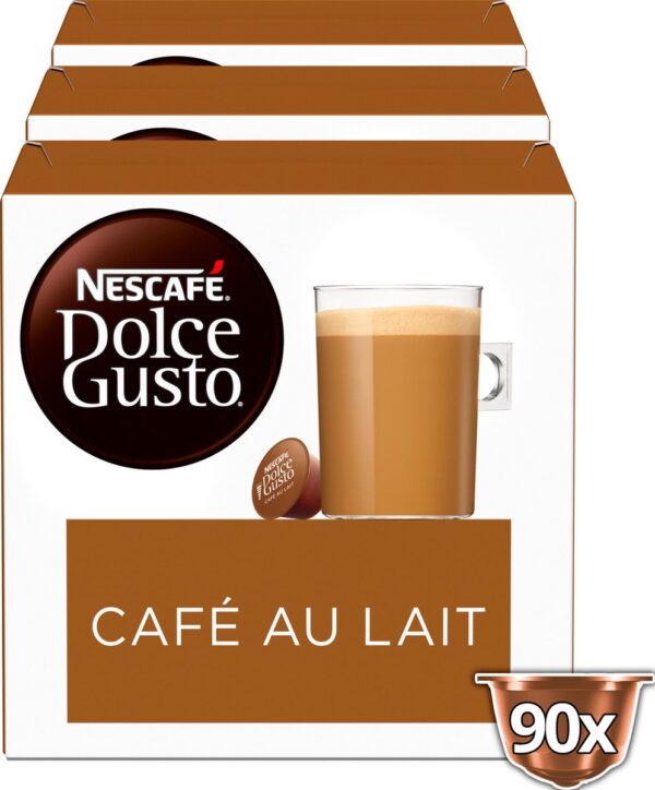 Nescafé Dolce Gusto Café Au Lait XL - 90 cups for 90 cups of coffee