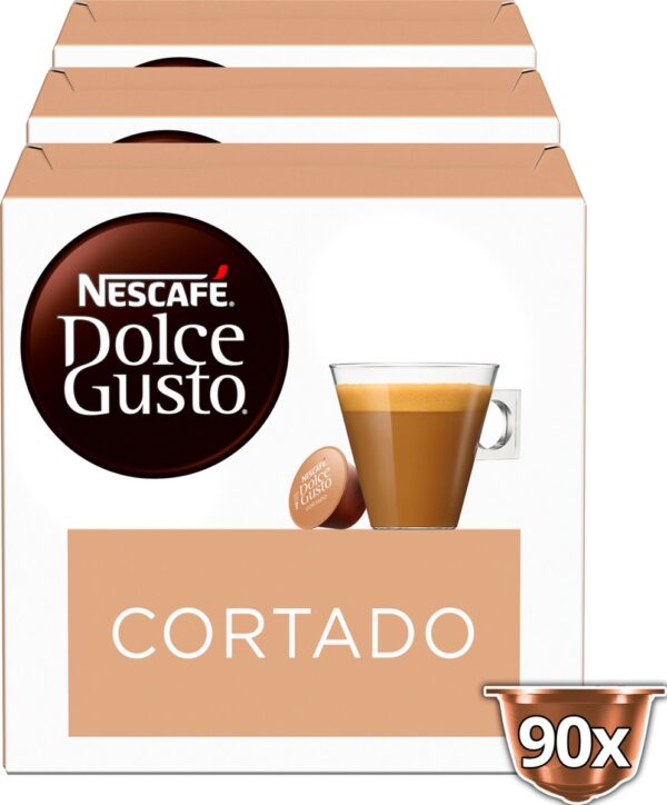 Nescafé Dolce Gusto Cortado Espresso Macchiato XL - 90 cups for 90 cups of coffee