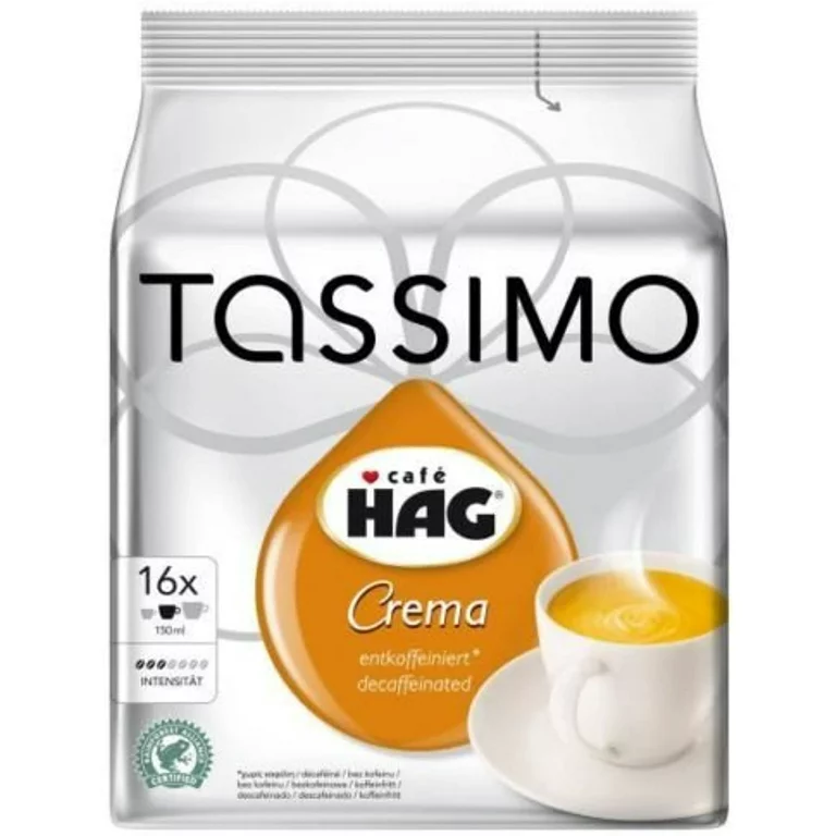 Café Hag Tassimo Crema Entkoffeiniert Cups - 80 cups voor 80 kopjes koffie Kopen