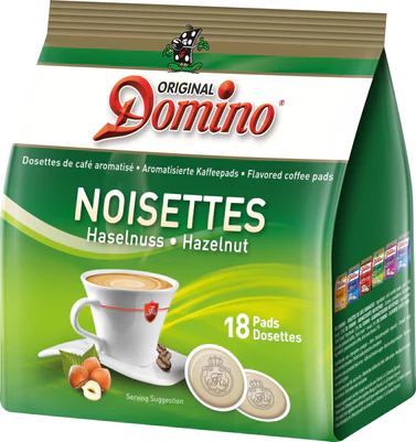 Domino Noisettes Koffiepads (12 x 18 stuks) Kopen