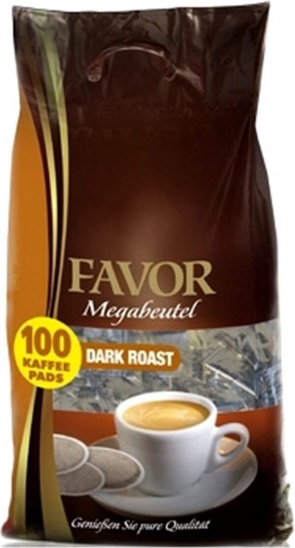 Favor Dark Roast Kaffeepads (8 x 100 Stück)