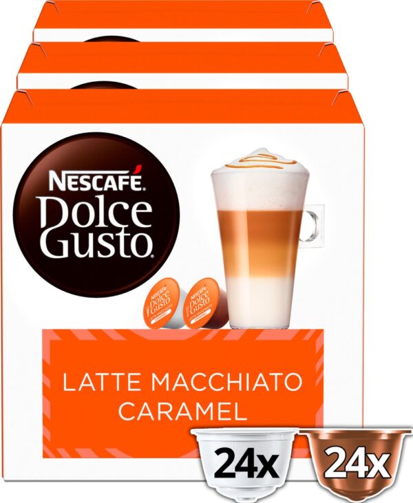 Nescafé Dolce Gusto Latte Macchiato Caramel - 48 cups for 24 cups of coffee