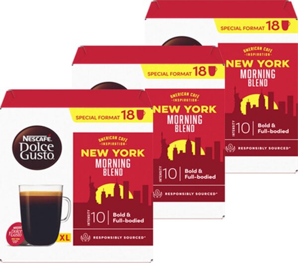 Nescafé Dolce Gusto New York Morning Blend - 54 cups for 54 cups of coffee