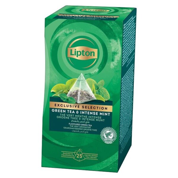 Lipton Exclusive Selection Green Tea & Intense Mint (6 x 25 teabags)