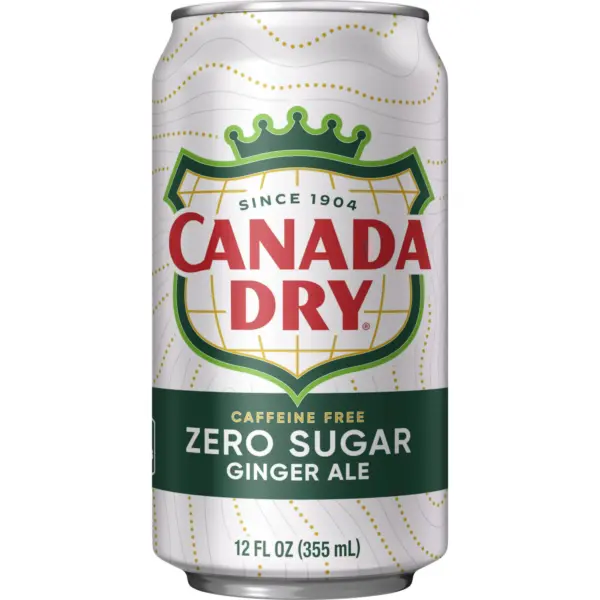 Canada Dry USA Ginger Ale Zero Sugar (12 x 0,355 Liter blik)