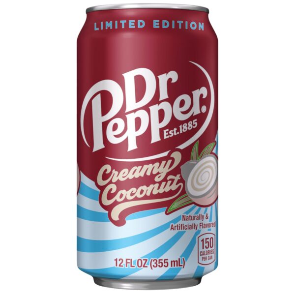 Dr. Pepper USA Creamy Coconut (12 x 0,355 Liter blik)