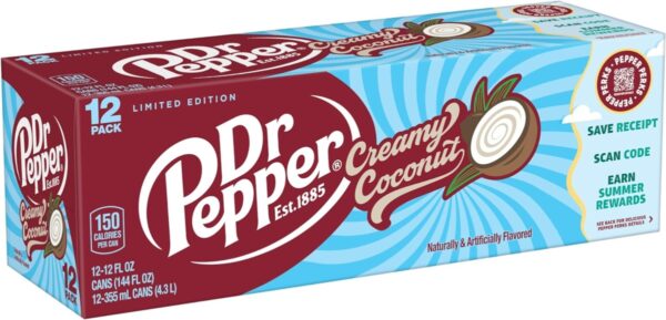 Dr. Pepper USA Creamy Coconut (12 x 0,355 Liter blik)