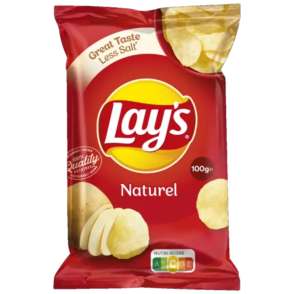 Lay's Naturel Chips (12 x 100 gr.)