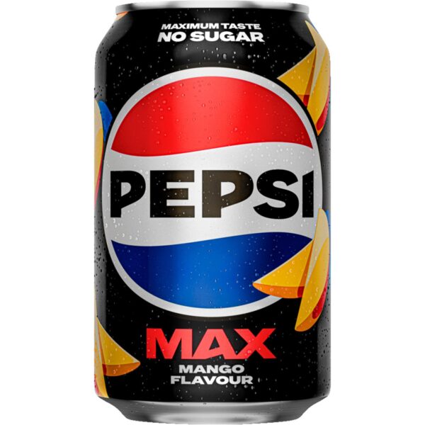 Pepsi Max Mango (24 x 0,33 Liter blik DK)