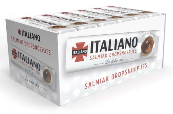 Italiano Salmiak Dropsnoepjes (24 x 33 Gr.)