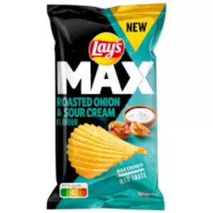 Lay's Max Roasted Onion & Sour Cream (10 x 185 gr.)