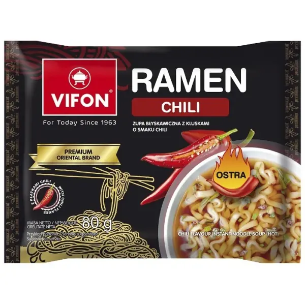 Vifon Ramen Chili Noodles (12 x 80g)