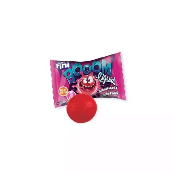 Fini Booom Liquid Bubble Gum (200 pieces) Strawberry