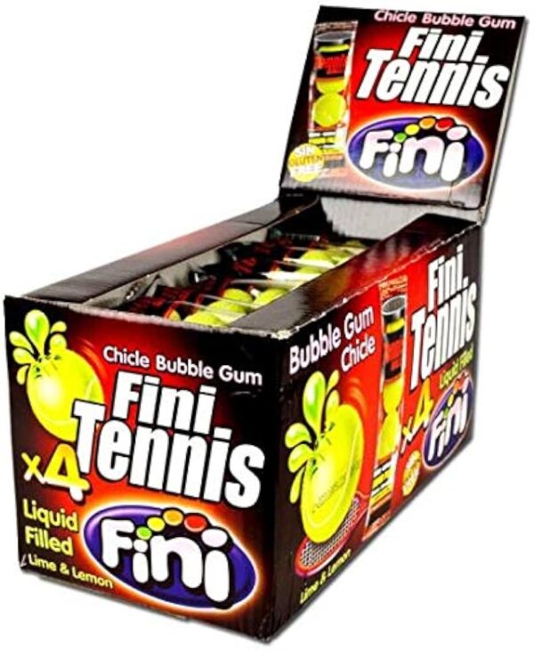 Fini Tennis Balls Bubble Gum (50 x 4-Pack)