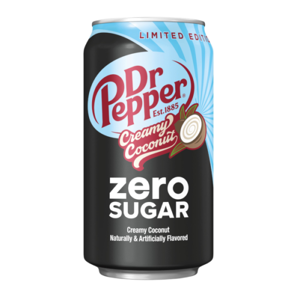 Dr. Pepper USA Zero Creamy Coconut (12 x 0,355 Liter blik)