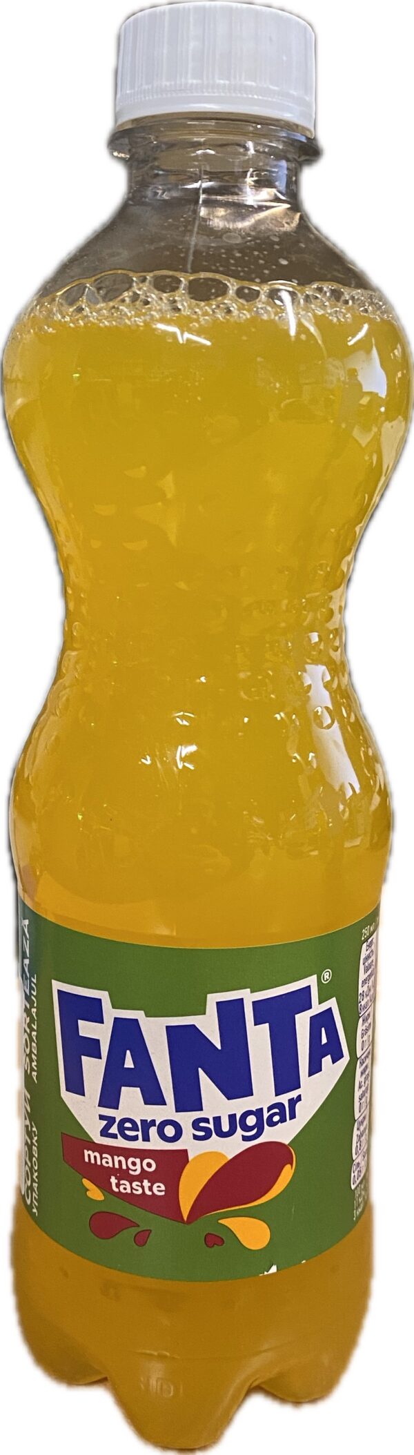 Fanta Mango Taste Zero Ukraine Import (12 x 0,5 Liter PET-flessen)