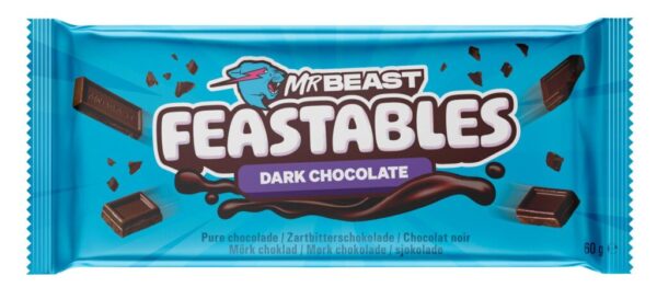 Mr. Beast Feastables Dark Chocolate (10 x 60g)