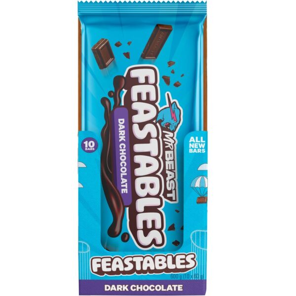 Mr. Beast Feastables Dark Chocolate (10 x 60g)