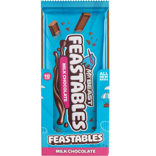 Mr. Beast Feastables Milk Chocolate (10 x 60g)