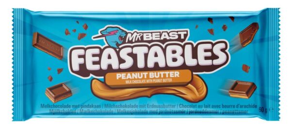 Mr. Beast Feastables Peanut Butter Chocolate (10 x 60g)