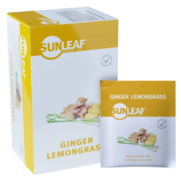 Sunleaf Ginger Lemongrass Tee (4 x 25 Beutel)