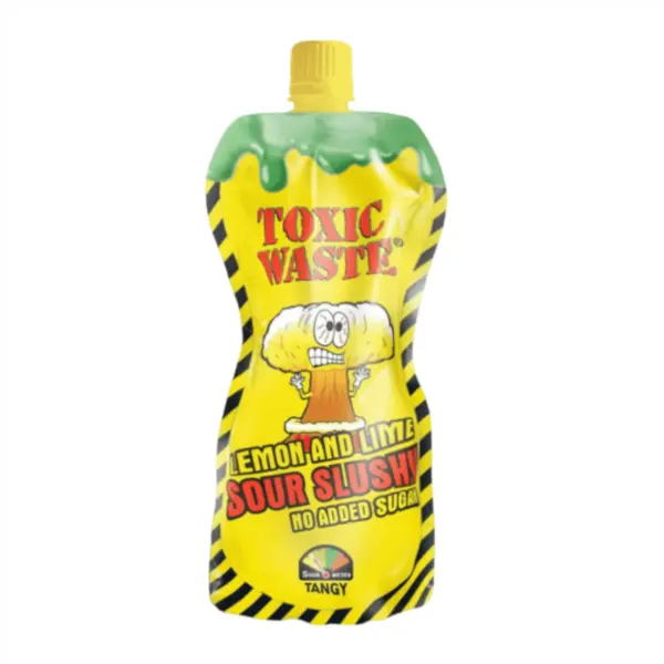 Toxic Waste Lemon & Lime Sour Slushy (12 x 0,25 Liter) USA Import