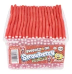 Sweetzone Strawberry Pencils Silo (100 Stück) Kopen