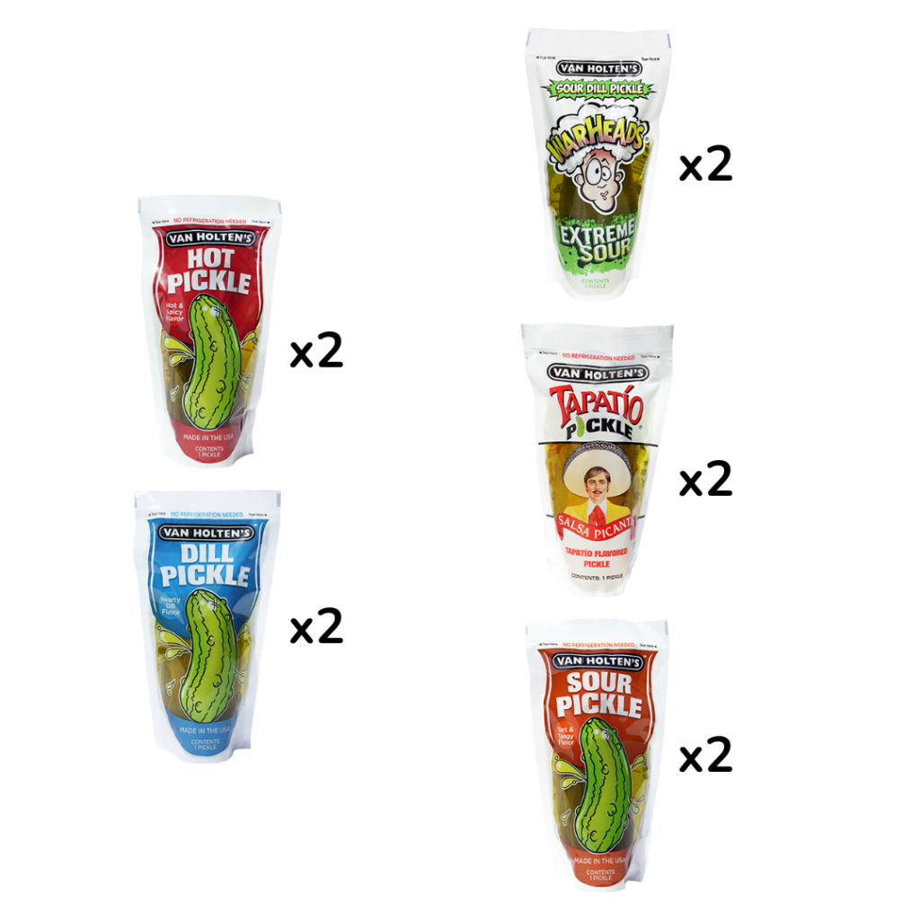 Van Holten's Pickle Pack (5 flavours x 2 pickles) - Five Star Trading ...