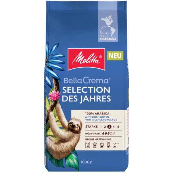 Melitta Bella Crema Selection des Jahres 2025 koffiebonen (8 x 1 Kilo)