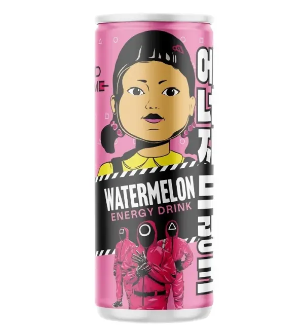 Squid Game Energy Watermelon (24 x 0,25 Liter blik)