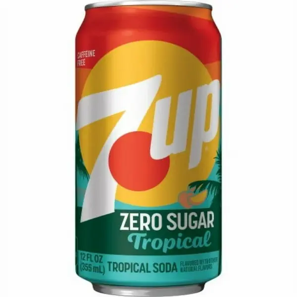 7-Up USA Tropical Zero (12 x 0,355 Liter blik)