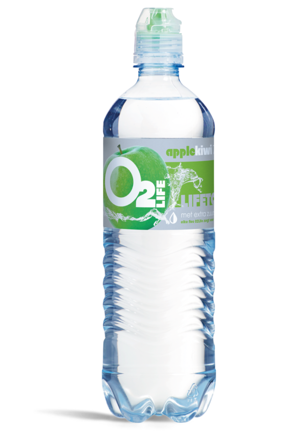 O2Life Apple Kiwi Water (6 x 0,75 Liter PET-flessen)