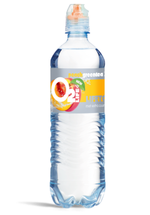 O2Life Peach Greentea Water (6 x 0,75 Liter PET-bottles)