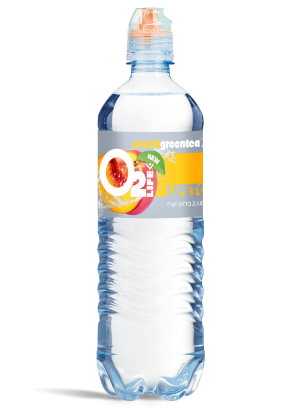 O2Life Peach Greentea Water (6 x 0,75 Liter PET-Flaschen)