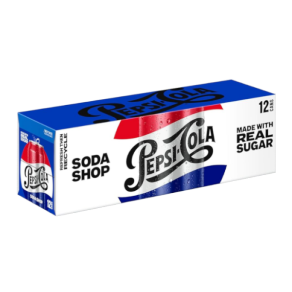 Pepsi USA Soda Shop with Real Sugar (12 x 0,355 Liter Dosen)