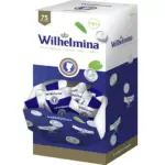 Wilhelmina Pfefferminze Vegan Single Dispenser (75 Stück) Kopen