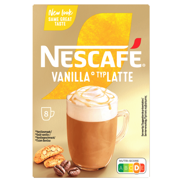 Nescafe Latte Vanilla (6 x 8 stuks)