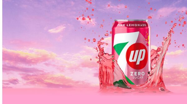 7-Up Pink Lemonade Zero Sugar (24 x 0,33 Liter blik UK)