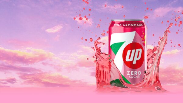7-Up Pink Lemonade Zero Sugar (24 x 0,33 Liter blik UK)