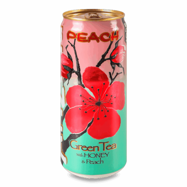 Arizona Green Tea Peach Blik 12 x 0,33 liter