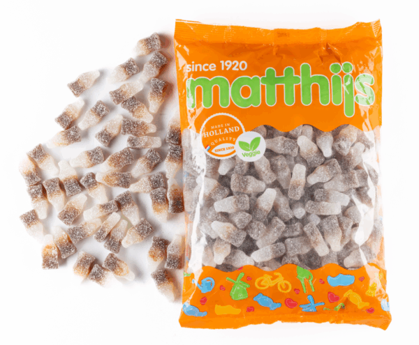 Matthijs Zure Cola Flesjes (1 x 1000g) Veggie