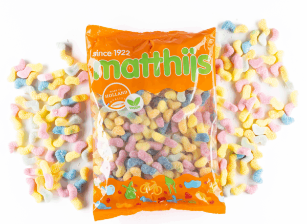 Matthijs Zure Mini Wormen (1 x 1000g) Veggie
